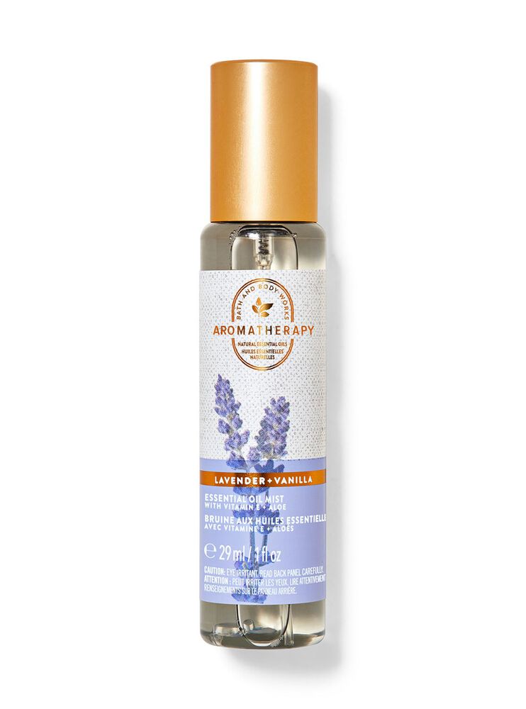 Lavender Vanilla Travel Size Essential Oil Mist Xịt tinh dầu mini