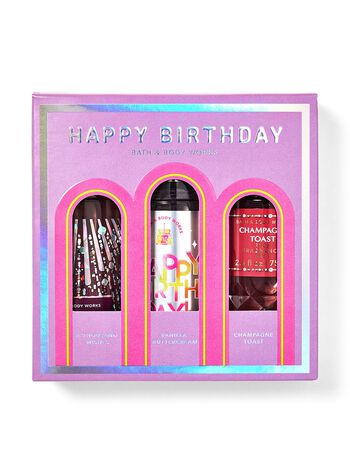 Happy Birthday Fine Fragrance Mist Trio Mini Gift Box Set Bộ Hộp Quà Mini