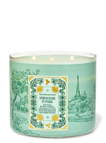 Springtime In Paris 3-Wick Candle Nến 3 tim Springtime In Paris 3-Wick Candle