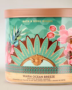 Nến 3 Bấc Warm Ocean Breeze 3-Wick Candle image number null
