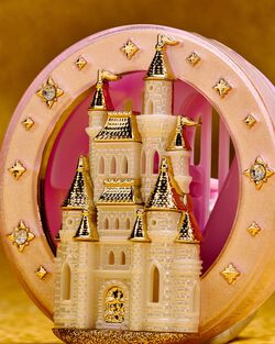 Kẹp Giữ Nước Hoa &Ocirc; T&ocirc; Disney Princess Castle Car Fragrance Holder image number null