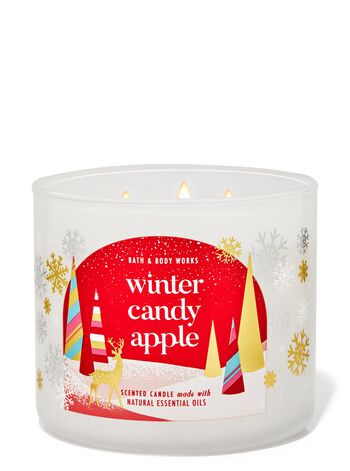 Nến 3 Bấc Winter Candy Apple 3-Wick Candle Nến 3 Bấc