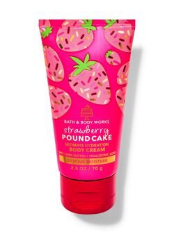 Kem Dưỡng Thể Cấp Ẩm Tối Ưu Mini Size Strawberry Pound Cake Travel Size Ulbấcate Hydration Body Cream