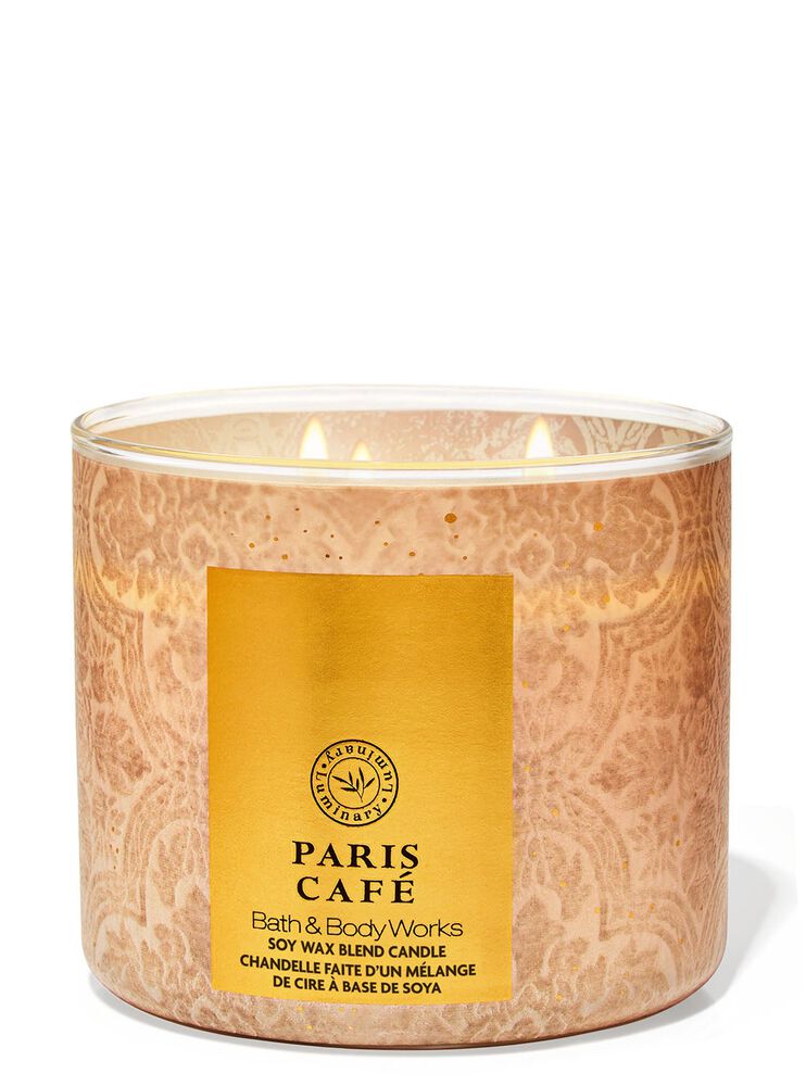 Nến 3 Bấc Paris Caf&eacute; 3-Wick Candle Nến 3 Bấc