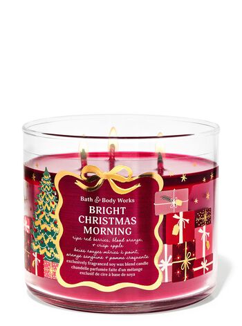 Nến 3 Bấc Bright Christmas Morning 3-Wick Candle Nến 3 Bấc