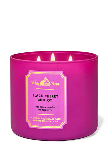 Black Cherry Merlot 3-Wick Candle Nến 3 tim Black Cherry Merlot 3-Wick Candle