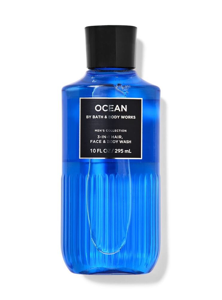 Sữa Tắm 3 trong 1 (cho t&oacute;c, mặt & cơ thể) Ocean 3-in-1 Hair, Face & Body Wash Sữa Tắm & Gel Tắm