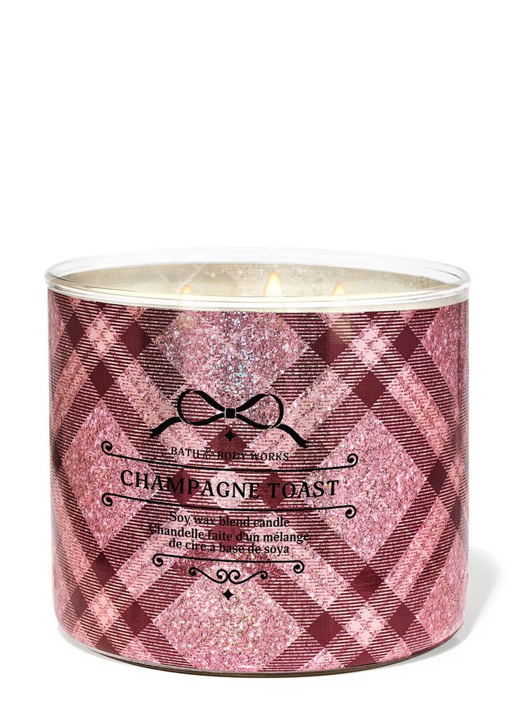 Champagne Toast 3-Wick Candle Nến 3 Bấc