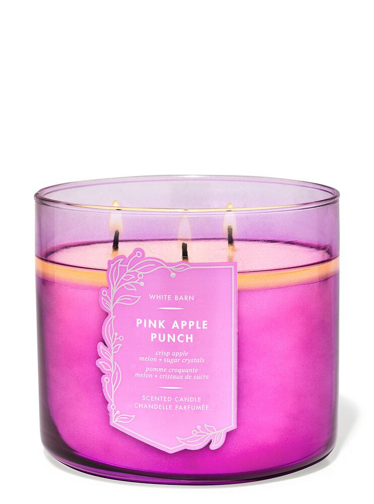 Nến 3 Bấc Pink Apple Punch 3-Wick Candle Nến 3 Bấc