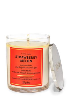 Nến 1 Bấc Strawberry Melon Single Wick Candle