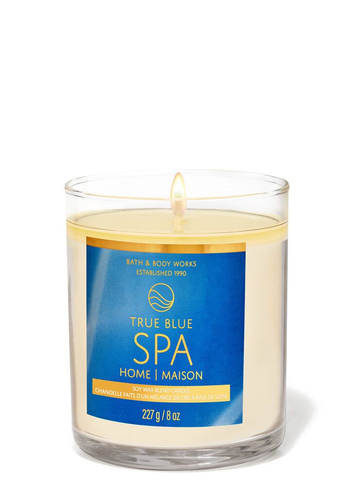Nến 1 Bấc True Blue Spa Single Wick Candle Nến 1 Bấc