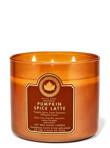 Pumpkin Spice Latte 3-Wick Candle Nến 3 Bấc