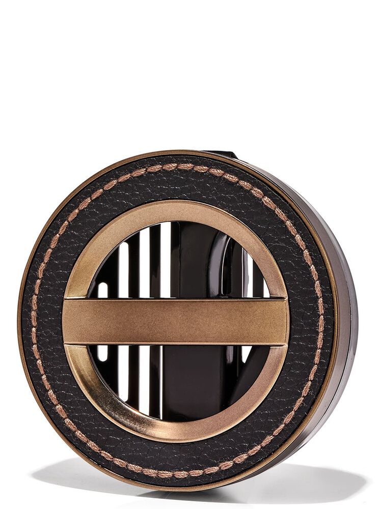 Đế cắm nước hoa xe hơi Leather Stitched Car Fragrance Holder Kẹp Nước Hoa Xe Hơi