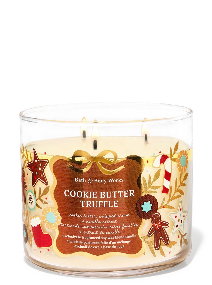 Cookie Butter Truffle 3-Wick Candle Nến 3 Bấc
