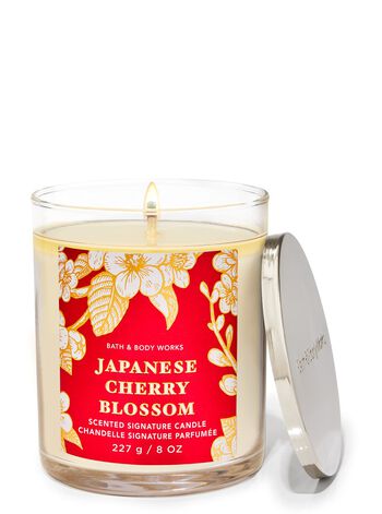 Nến 1 Bấc Japanese Cherry Blossom Single Wick Candle Nến 1 Bấc