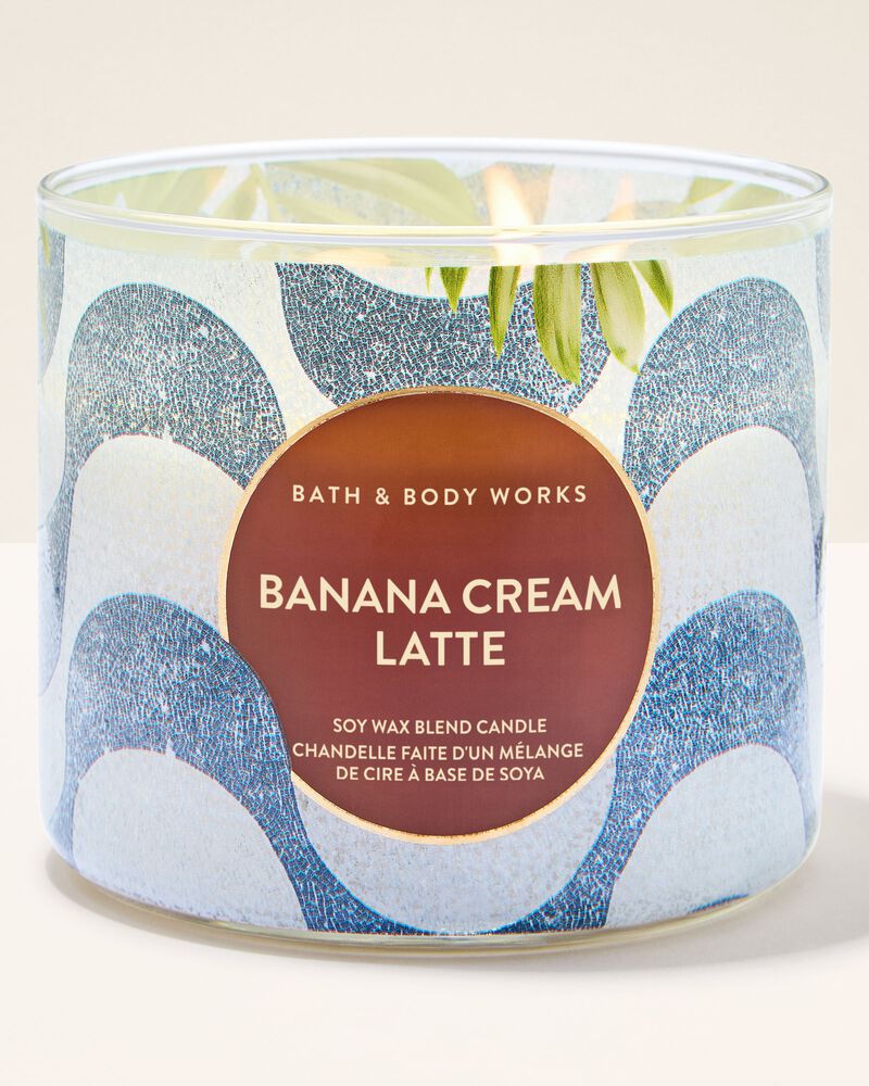 Nến 3 Bấc Banana Cream Latte 3-Wick Candle 3-Wick Candle