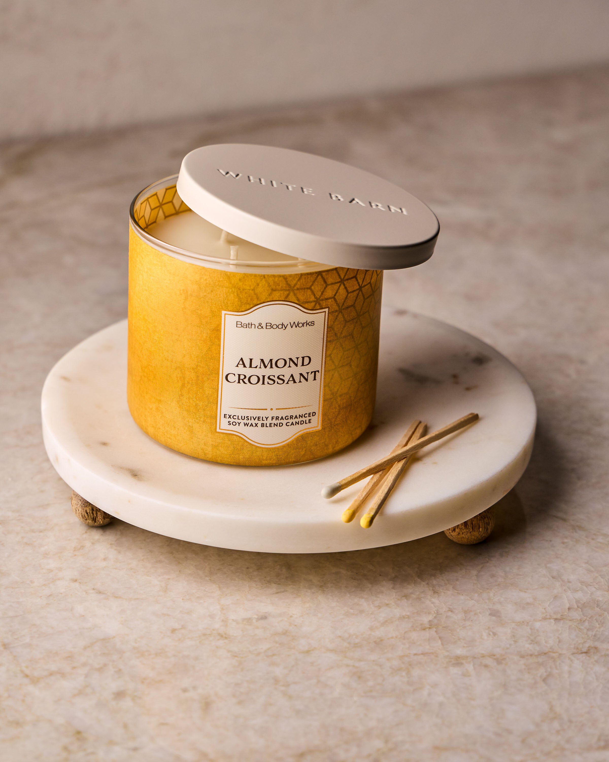 Shop Almond Croissant 3-Wick Candle | Bath & Body Works Vietnam