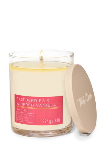 Raspberries & Whipped Vanilla Single Wick Candle Raspberries & Whipped Vanilla Single Wick Candle