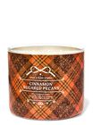 Nến 3 Bấc Cinnamon Sugared Pecans 3-Wick Candle image number null