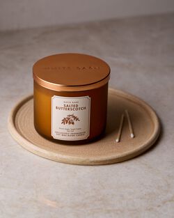 Nến 3 Bấc Salted Butterscotch 3-Wick Candle image number null
