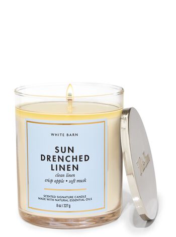 Nến 1 Bấc Sun-Drenched Linen Single Wick Candle Nến 1 Bấc