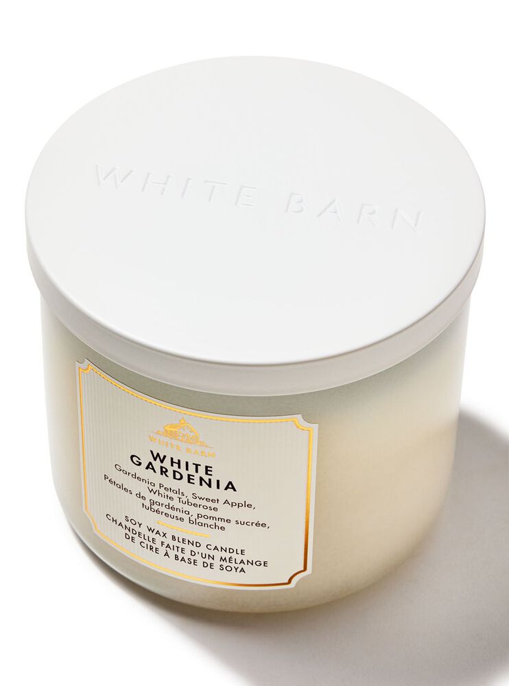 Nến 3 Bấc White Gardenia 3-Wick Candle Nến 3 Bấc
