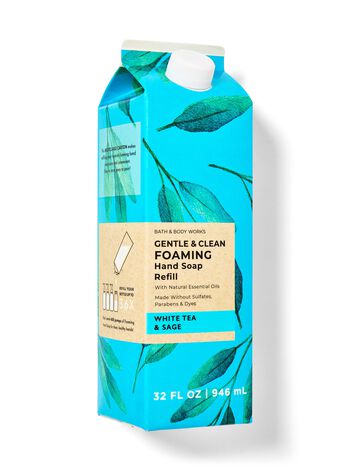 Nước Rửa Tay Tạo Bọt Dạng Hộp Bổ Sung White Tea & Sage Gentle & Clean Foaming Refill Nước Rửa Tay Tạo Bọt Dạng Hộp