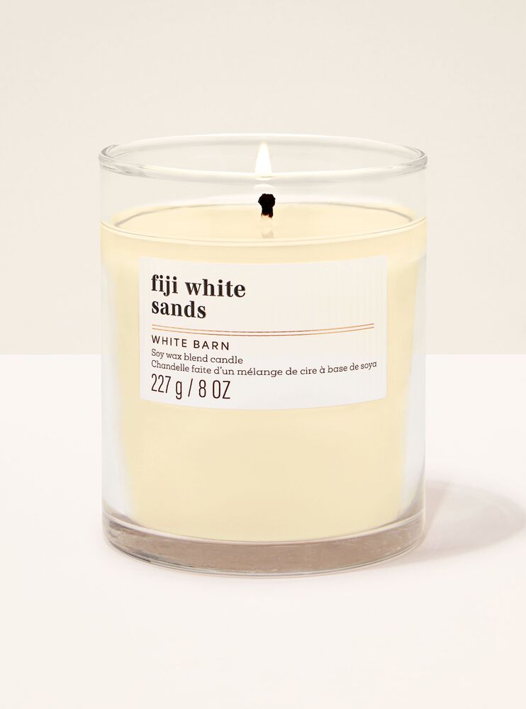 Nến 1 Bấc Fiji White Sands Single Wick Candle Single Wick Candle