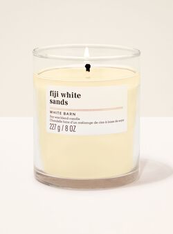 Nến 1 Bấc Fiji White Sands Single Wick Candle image number null