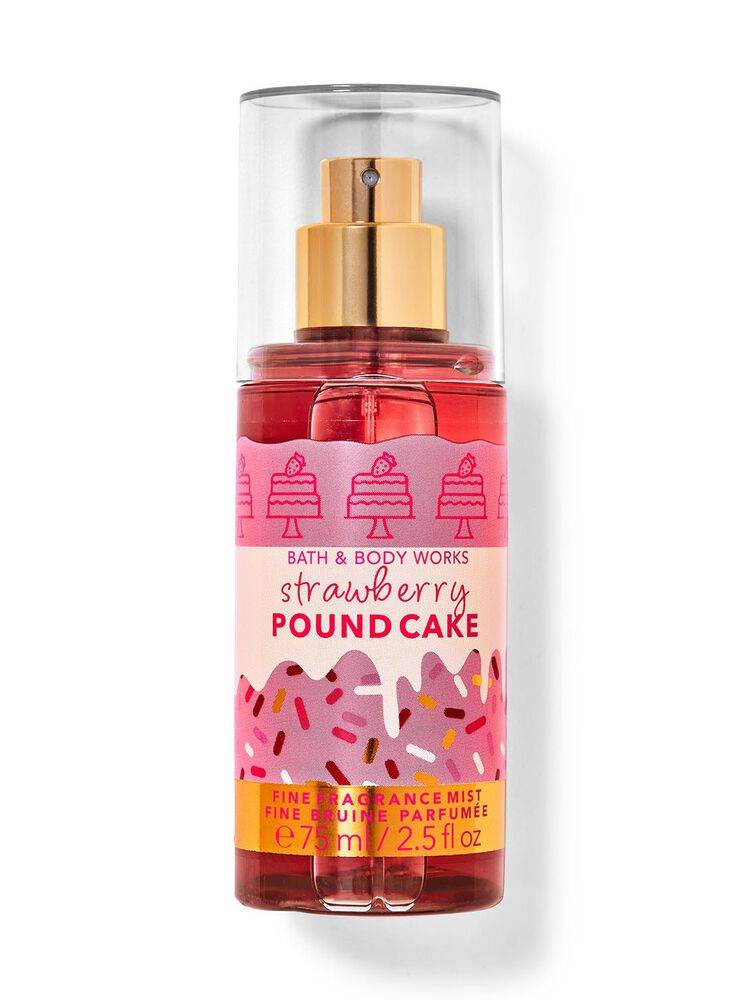 Strawberry Pound Cake Travel Size Fine Fragrance Mist Travel Size Fine Fragrance Mist