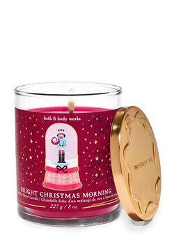 Nến 1 Bấc Bright Christmas Morning Single Wick Candle
