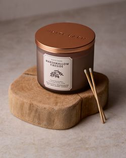 Nến 3 Bấc Marshmallow Fireside 3-Wick Candle image number null