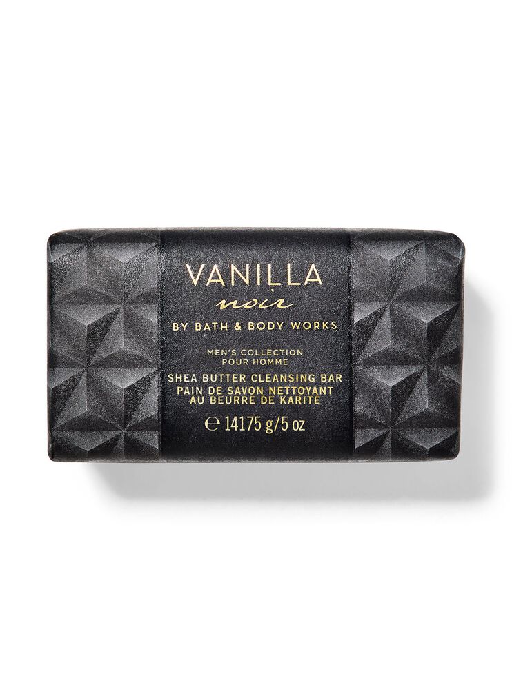 Xà Phòng Cục Bơ Hạt Mỡ Vanilla Noir Shea Butter Cleansing Bar Xà Phòng Cục