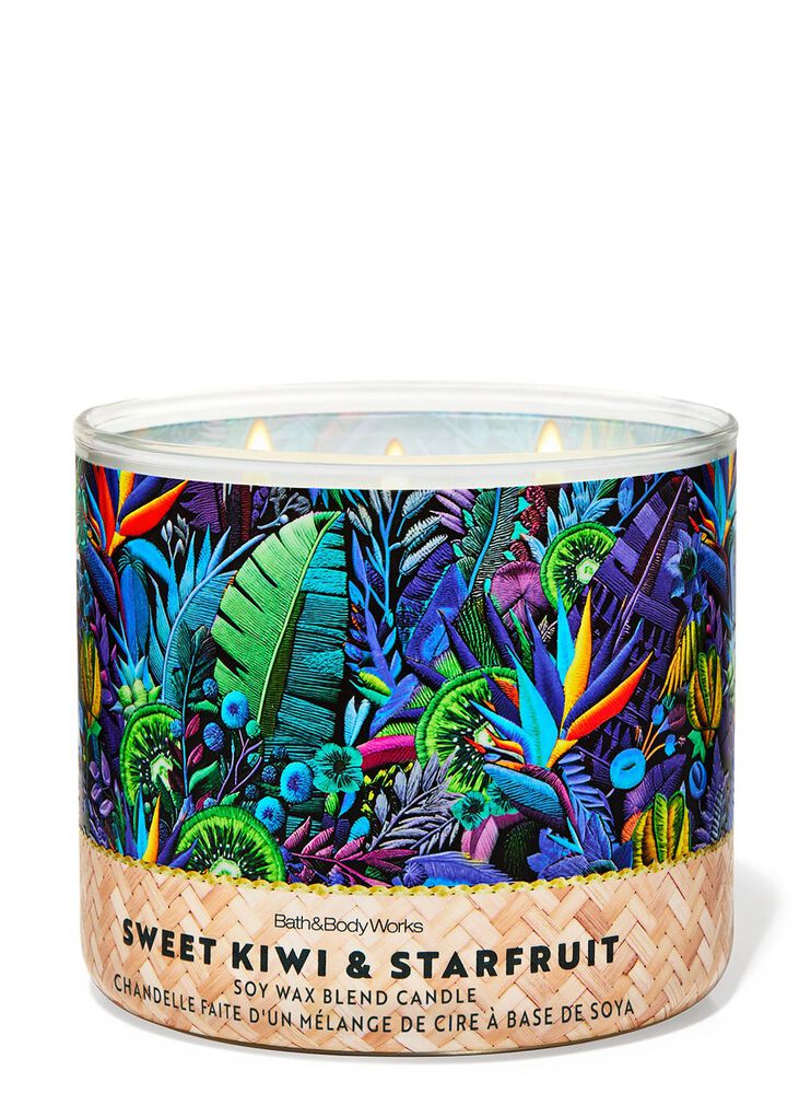 Nến 3 Bấc Sweet Kiwi & Starfruit 3-Wick Candle Nến 3 Bấc