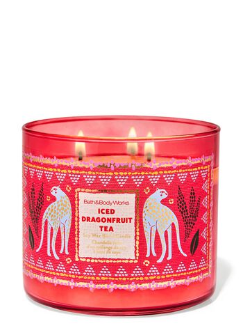 Iced Dragonfruit Tea 3-Wick Candle Nến 3 tim