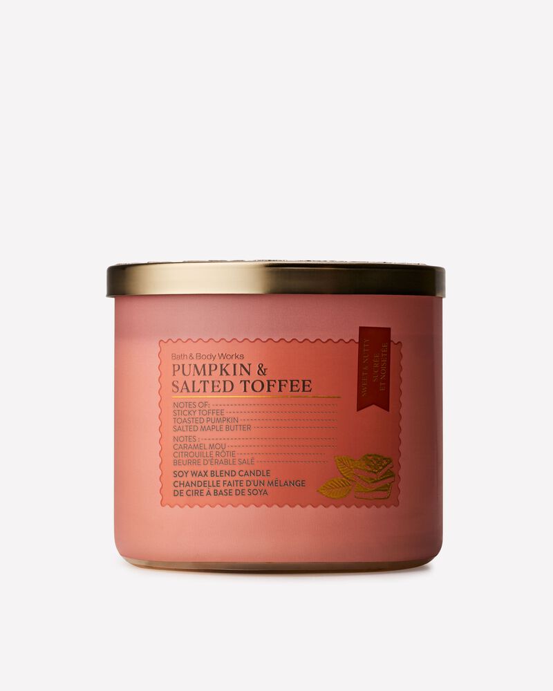 Nến 3 Bấc Pumpkin & Salted Toffee 3-Wick Candle 3-Wick Candle
