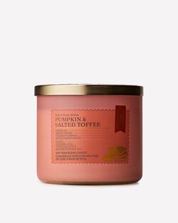 Nến 3 Bấc Pumpkin & Salted Toffee 3-Wick Candle image number null