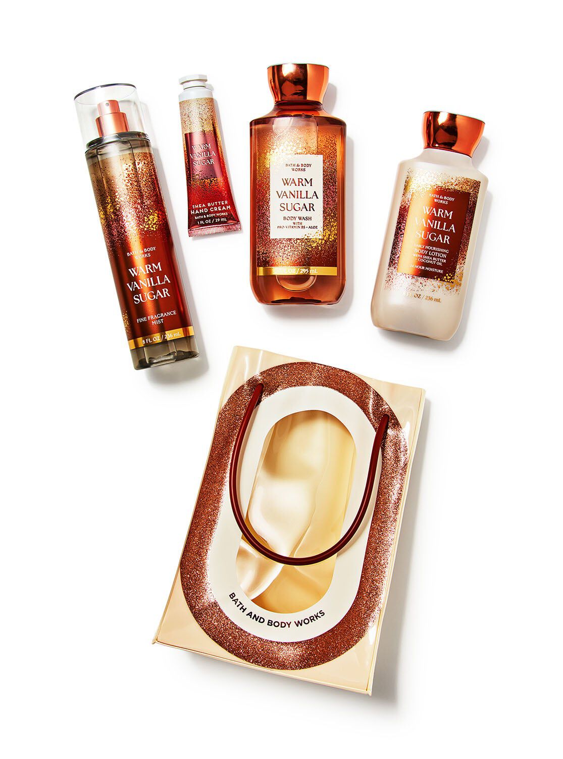 ✨Warm Vanilla Sugar ボディクリーム 10本セット✨ Shop Warm Vanilla Sugar Gift Set | Bath & Body Works Vietnam