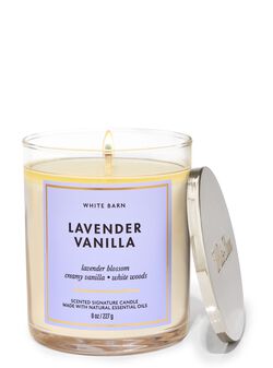 Nến 1 Bấc Lavender Vanilla Single Wick Candle