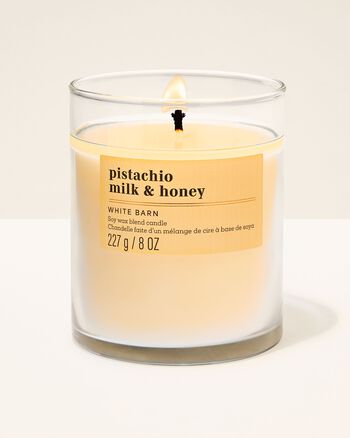 Nến 1 Bấc Pistachio Milk & Honey Single Wick Candle Single Wick Candle