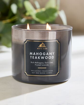 Nến 3 Bấc Mahogany Teakwood 3-Wick Candle 3-Wick Candle