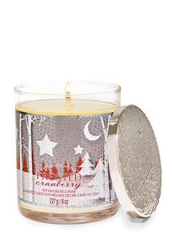 Nến 1 Bấc Frosted Cranberry Single Wick Candle