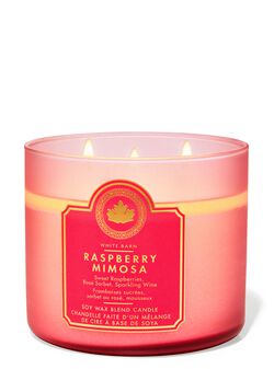 Nến 3 Bấc Raspberry Mimosa 3-Wick Candle