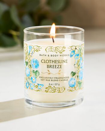 Nến 1 Bấc Clothesline Breeze Single Wick Candle Single Wick Candle