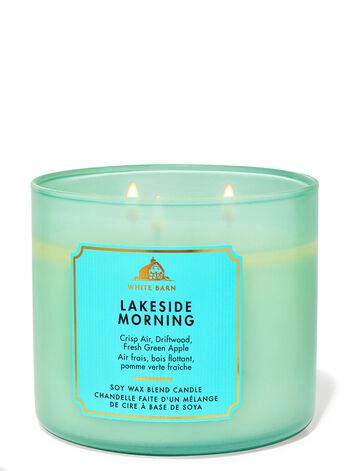 Nến 3 Bấc Lakeside Morning 3-Wick Candle Nến 3 Bấc