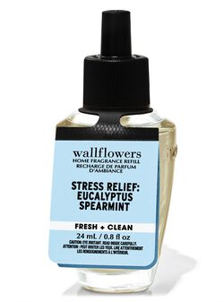 Tinh Dầu X&ocirc;ng Ph&ograve;ng Stress Relief: Eucalyptus Spearmint Wallflowers Fragrance Refill image number null