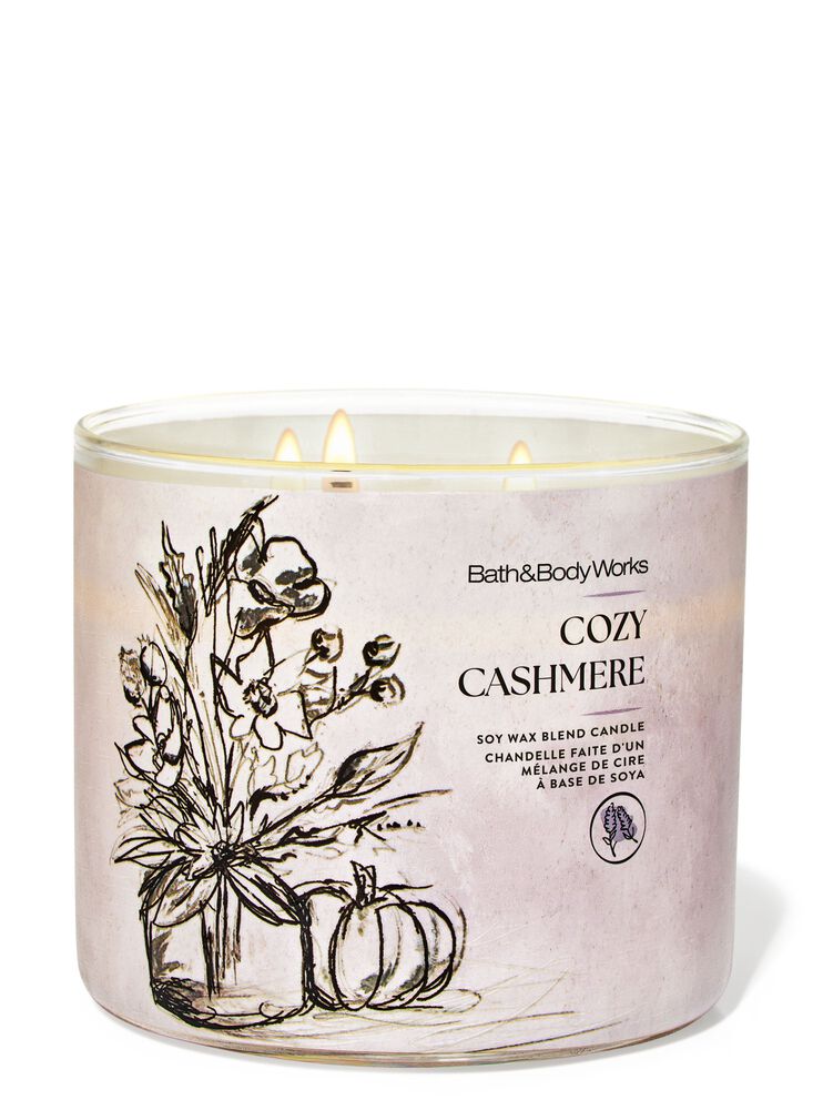 Cozy Cashmere 3-Wick Candle Nến 3 Bấc