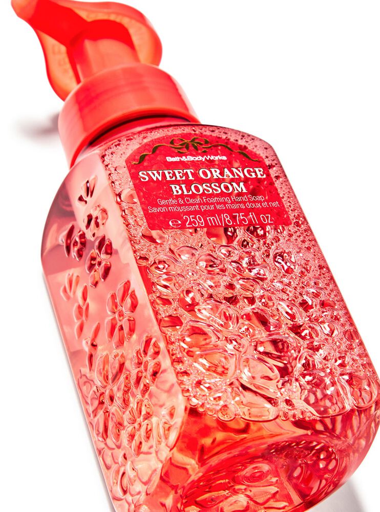 Nước Rửa Tay Tạo Bọt L&agrave;m Sạch & Dịu Nhẹ Sweet Orange Blossom Gentle & Clean Foaming Hand Soap Nước Rửa Tay Tạo Bọt