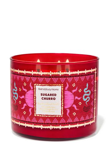 Sugared Churro 3-Wick Candle Nến 3 tim