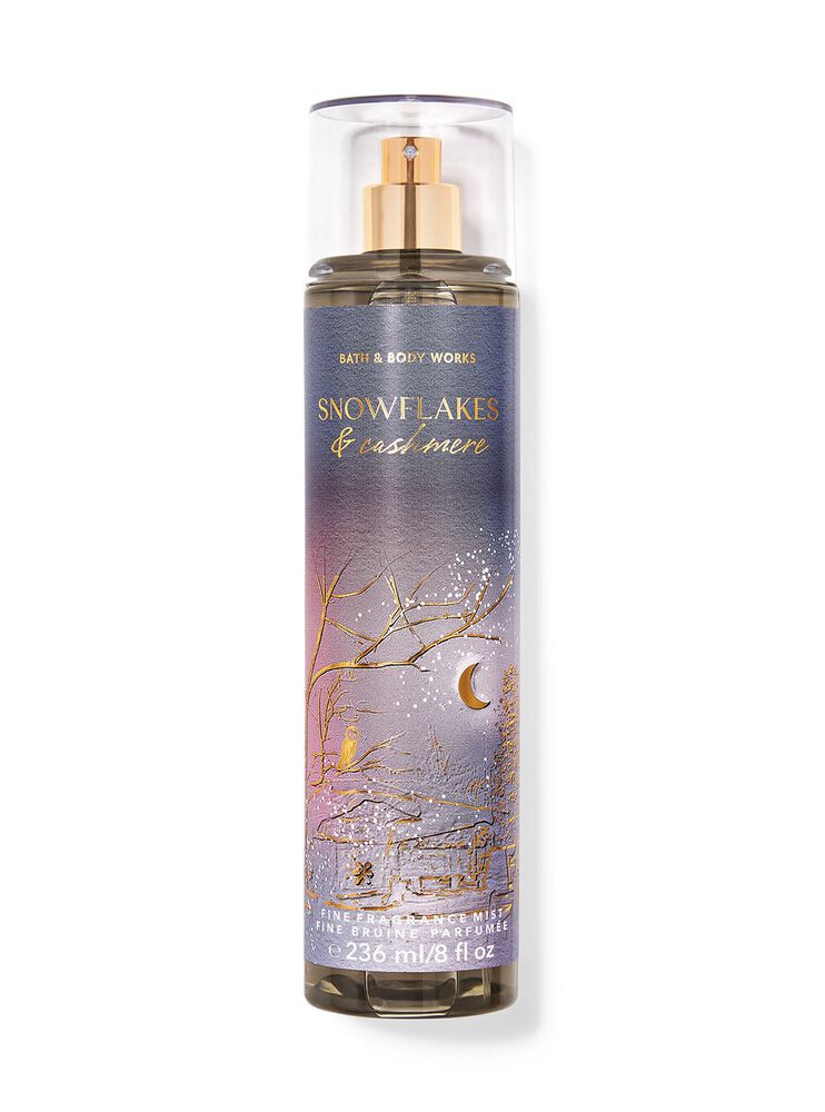 Xịt Thơm Cao Cấp Snowflakes & Cashmere Fine Fragrance Mist Xịt Thơm Cơ Thể